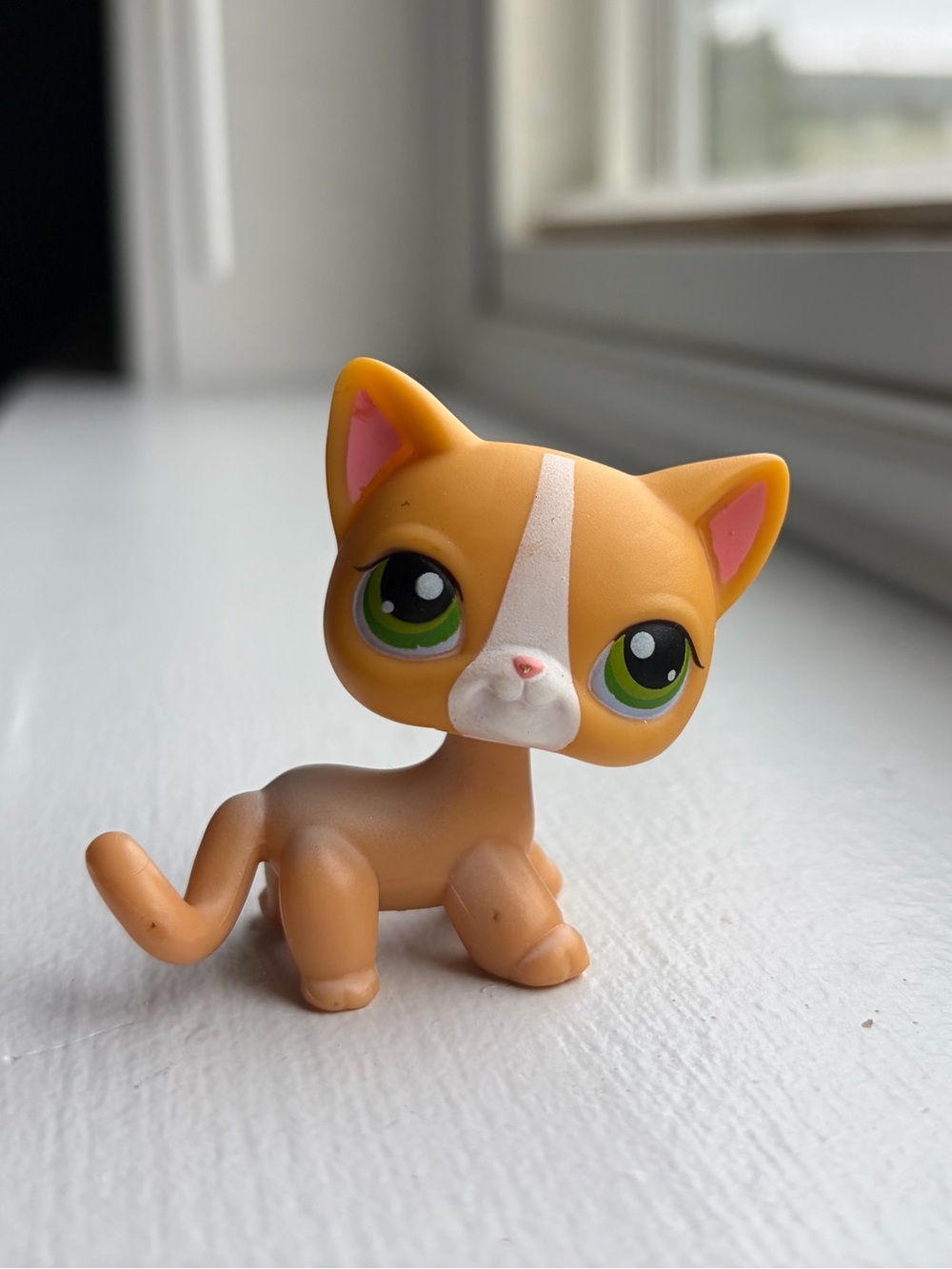 LPS orange shorthair cat #72